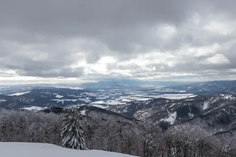 Winter Mountains 4K Wallpaper · winter · 3840×2560