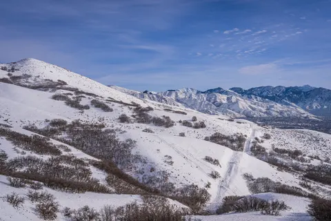 Winter Mountains 4K Wallpaper · winter · 3840×2560