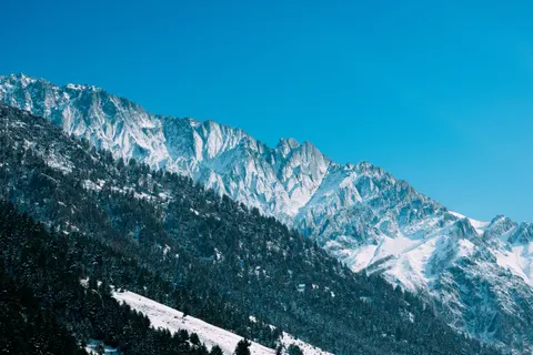 Winter Mountains 4K Wallpaper · winter · 3840×2560