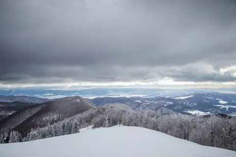 Winter Mountains 4K Wallpaper · winter · 3840×2560