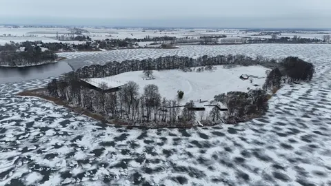 Winter Lake 4K Wallpaper · winter · 3840×2160