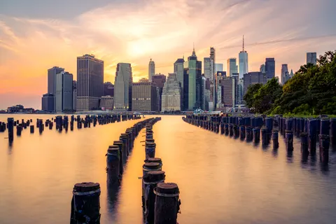 Skyline van New York 4K-achtergrond · city · 3840×2561