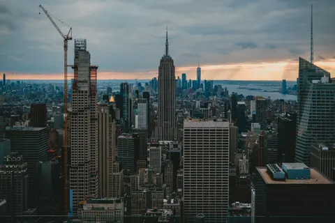 Skyline van New York 4K-achtergrond · city · 3840×2560