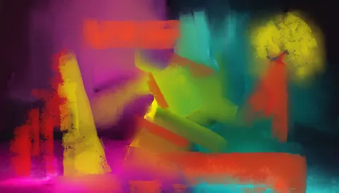Neon Abstract 4K Wallpaper · abstract · 3840×2194
