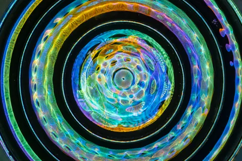Crystal Glass 4K Wallpaper · abstract · 3840×2560