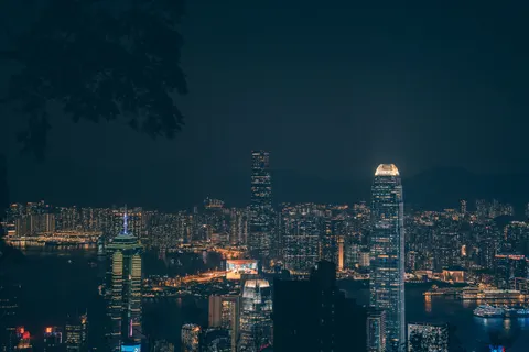 Hong Kong Night 4K Wallpaper · city · 3840×2560