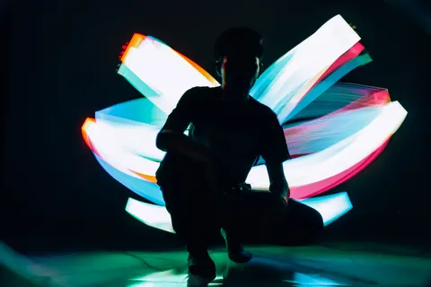 Light Painting 4K Wallpaper · abstract · 3840×2560