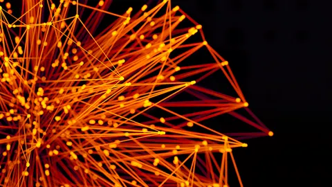 Glowing Particles 4K Wallpaper · abstract · 3840×2160