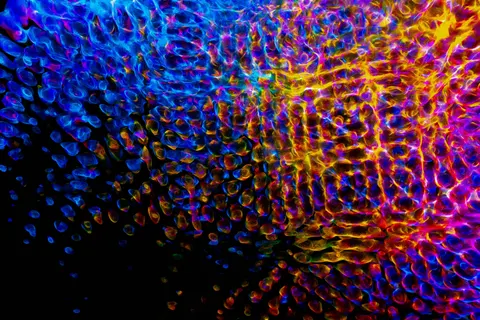 Glowing Particles 4K Wallpaper · abstract · 3840×2560