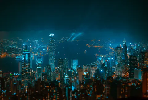Hình nền Hồng Kông Về Đêm 4K · city · 3840×2613