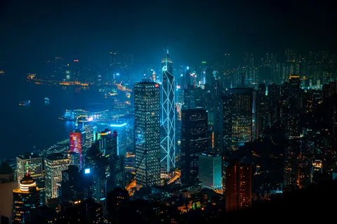 香港夜景 4K桌布 · city · 3840×2563