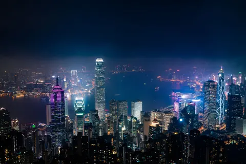 香港夜景 4K桌布 · city · 3840×2561