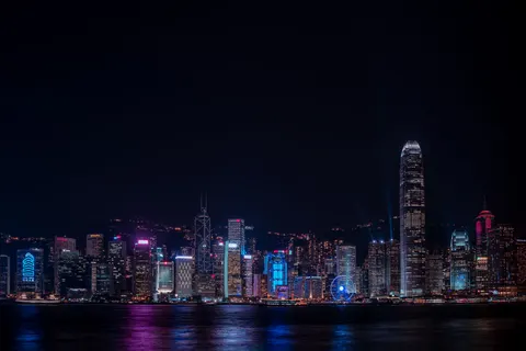 Wallpaper Malam Hong Kong 4K · city · 3840×2561