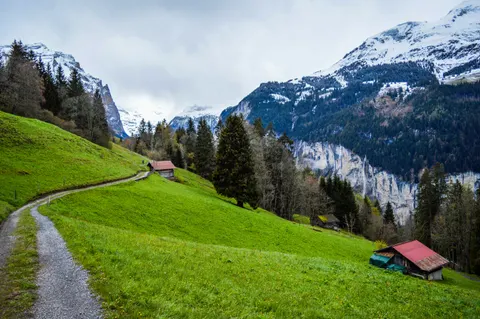 Fond d'écran Alpes suisses 4K · mountains · 3840×2553