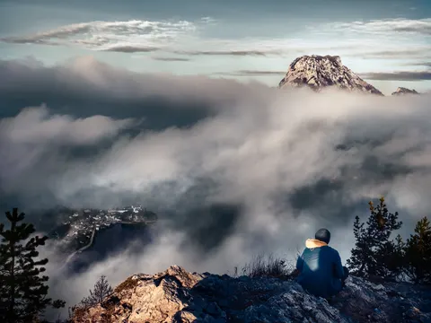 Above the Clouds 4K Wallpaper · mountains · 3840×2885