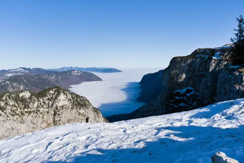 Above the Clouds 4K Wallpaper · mountains · 3840×2558