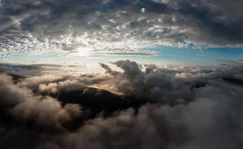 Above the Clouds 4K Wallpaper · mountains · 3840×2354
