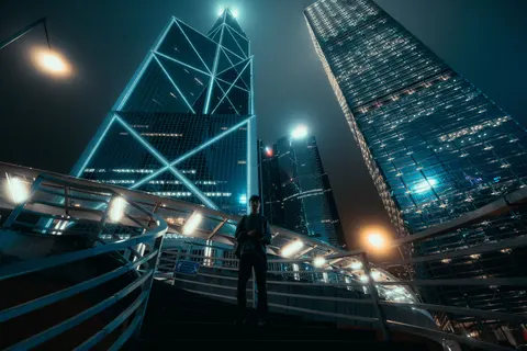 Wallpaper Malam Hong Kong 4K · city · 3840×2560
