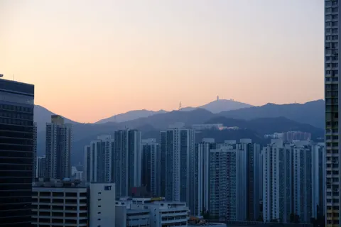 Hongkong bei Nacht 4K Hintergrundbild · city · 3840×2560
