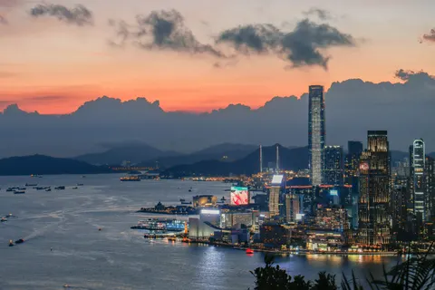 홍콩의 밤 4K 배경화면 · city · 3840×2560