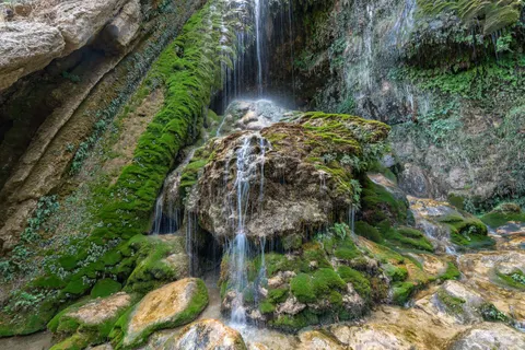 Forest Waterfall 4K Wallpaper · waterfall · 3840×2560