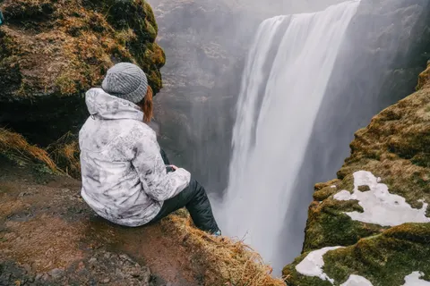 Iceland Falls 4K Wallpaper · waterfall · 3840×2561