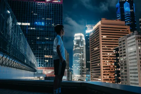 Hình nền Hồng Kông Về Đêm 4K · city · 3840×2560