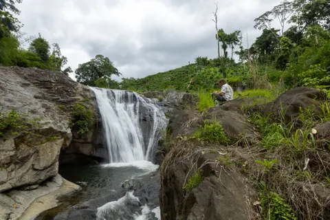 Tropical Falls 4K Wallpaper · tropical · 3840×2560