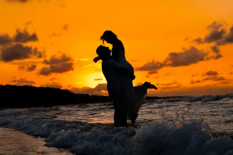 Tropical Sunset 4K Wallpaper · tropical · 3840×2560
