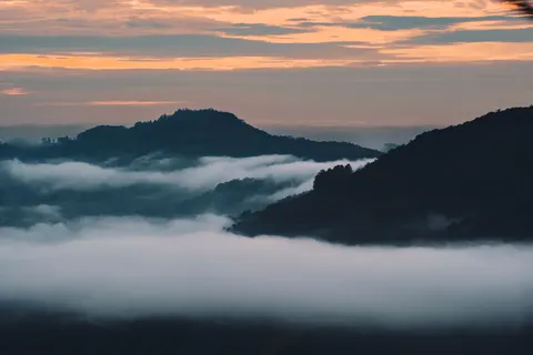Dark Mountains 4K Wallpaper · dark · 3840×2560
