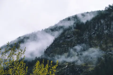 Dark Mountains 4K Wallpaper · dark · 3840×2560