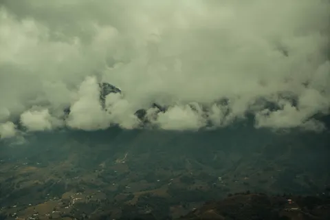 Dark Mountains 4K Wallpaper · dark · 3840×2561