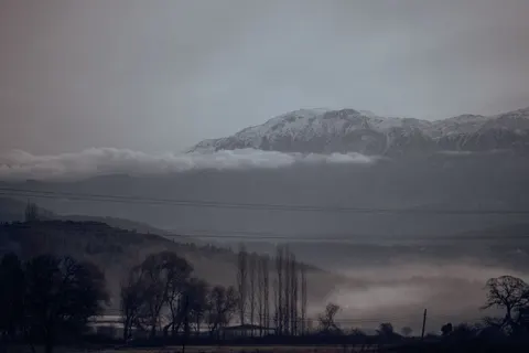 Dark Mountains 4K Wallpaper · dark · 3840×2560