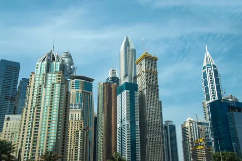 Dubai Skyline 4K Wallpaper · city · 3840×2553