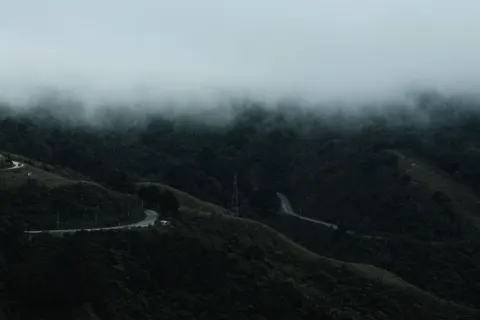 Dark Mountains 4K Wallpaper · dark · 3840×2560