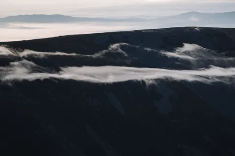 Dark Mountains 4K Wallpaper · dark · 3840×2560