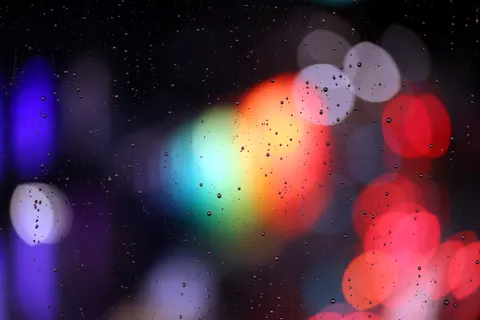 خلفية أضواء بوكيه بدقة 4K · abstract · 3840×2561