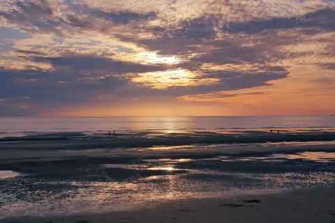 Fondo de pantalla Atardecer dorado 4K · sunset · 3840×2560