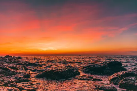 Sunset Horizon 4K Wallpaper · sunset · 3840×2560