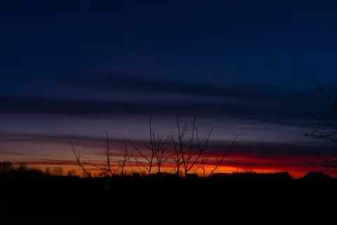 Sunset Silhouette 4K Wallpaper · sunset · 3840×2560