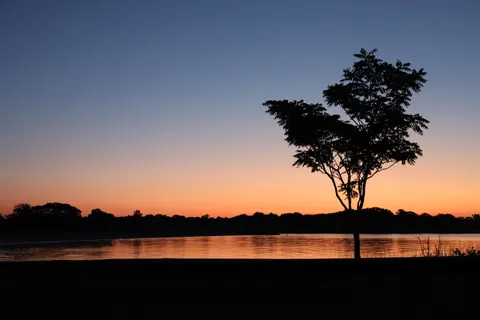 Sunset Silhouette 4K Wallpaper · sunset · 3840×2560