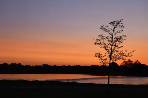 Sonnenuntergangssilhouette 4K Hintergrundbild · sunset · 3840×2561