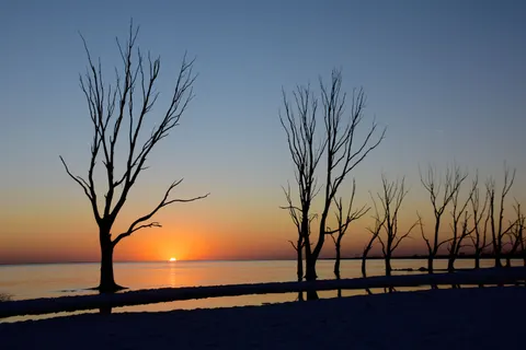 日落剪影 4K壁纸 · sunset · 3840×2560
