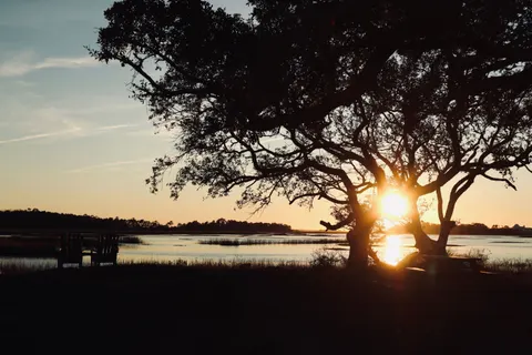 Sunset Silhouette 4K Wallpaper · sunset · 3840×2560