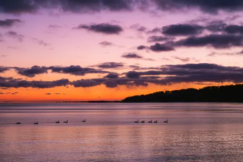Pink Sunset 4K Wallpaper · sunset · 3840×2560