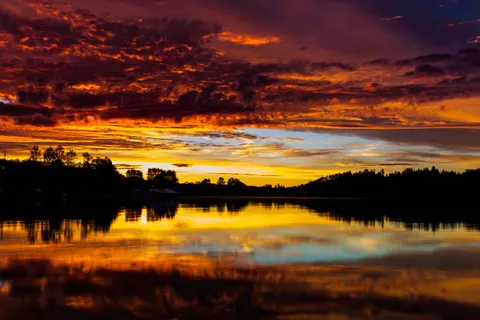Pink Sunset 4K Wallpaper · sunset · 3840×2560