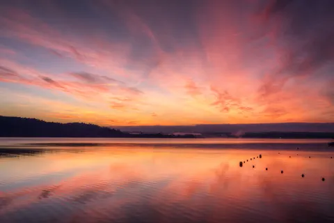 Pink Sunset 4K Wallpaper · sunset · 3840×2561