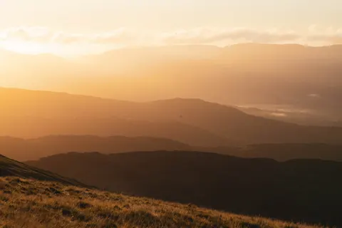 Sunset Mountains 4K Wallpaper · sunset · 3840×2560