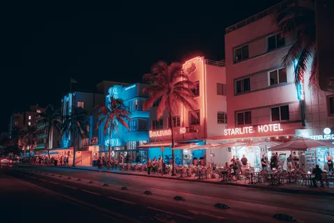 Neon City 4K Wallpaper · neon · 3840×2560