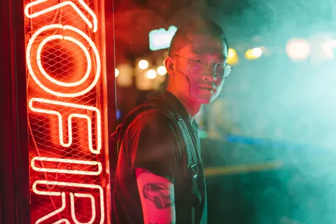 Neon City 4K Wallpaper · neon · 3840×2560